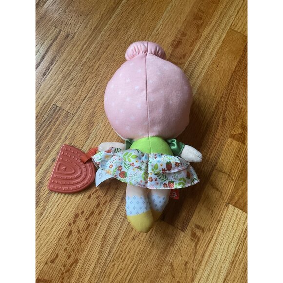 Fisher-Price Plush Baby Doll With Teether Rattle & Floral Skirt - Picture 2 of 4